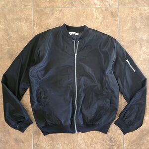 Black | XMY | Bomber Zip Up